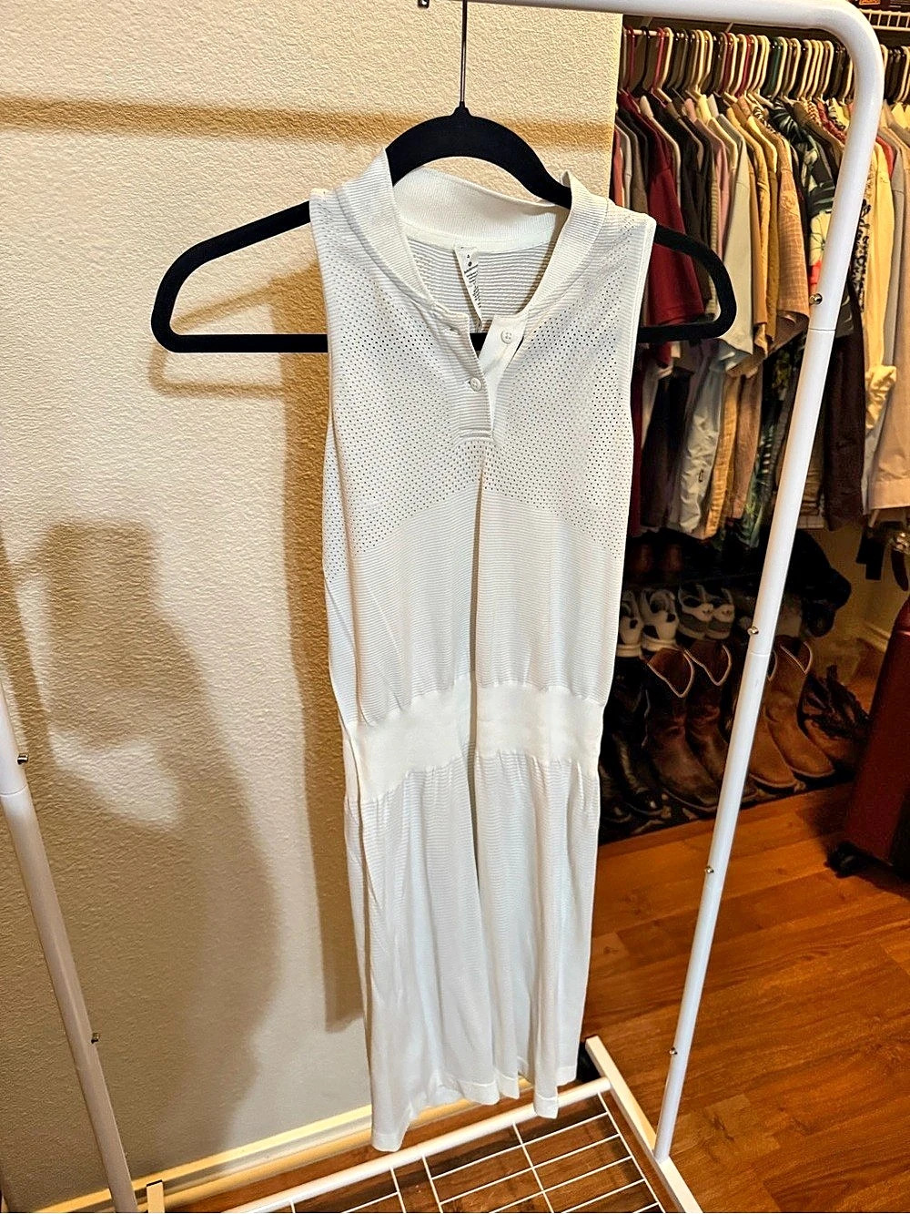 lululemon Slim-Fit Linerless Polo Dress White